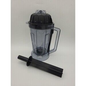Montel Williams Living Well Health Master Blender 70 oz Pitcher Jar Lid Pusher